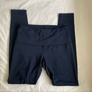 Reflex Navy Fleece-lined Leggings, S